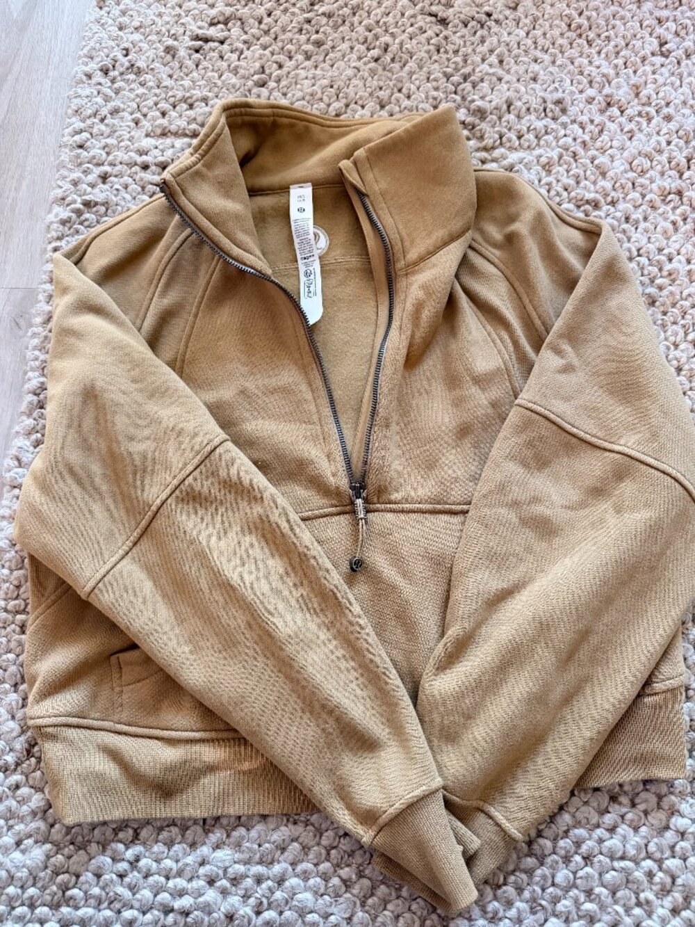 Brown/ Camel Lululemon Scuba Jacket